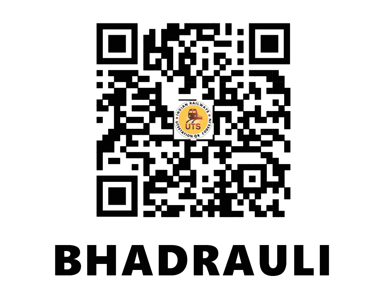 UTS QR Code for BHADRAULI - BDRI (NC - UTTAR PRADESH)